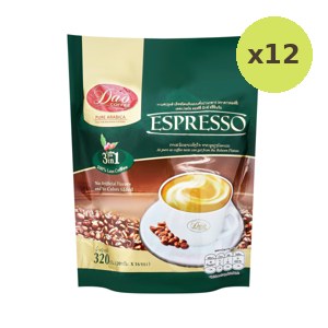 Dao Coffee Pre Mixed Instant Coffee 3in1 Espresso 20 G X 20 g – 12 Packs