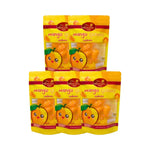 Sriwanna Mango Jelly packets, 100g each, in a pack of five, featuring bright packaging and mango imagery.