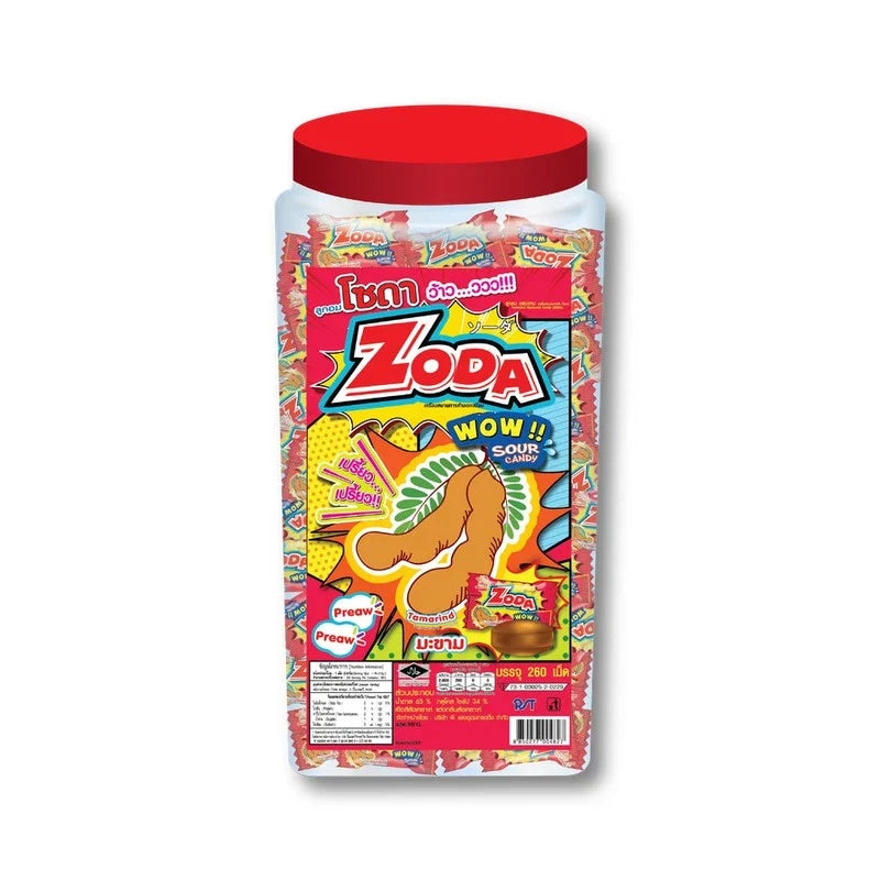Zoda WOW Tamarind Candy in 737.5g package, dry grocery snack with tamarind flavor, from ZODA WOW brand.