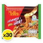 WAIWAI Pad Char Baby Clam Instant Noodles in 60g pack, dry grocery product, ready-to-eat seafood-flavored ramen noodles