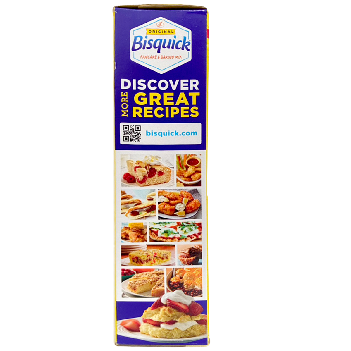 Betty Crocker Bisquick pancake and baking mix in a box, ready for cooking or baking in the kitchen.