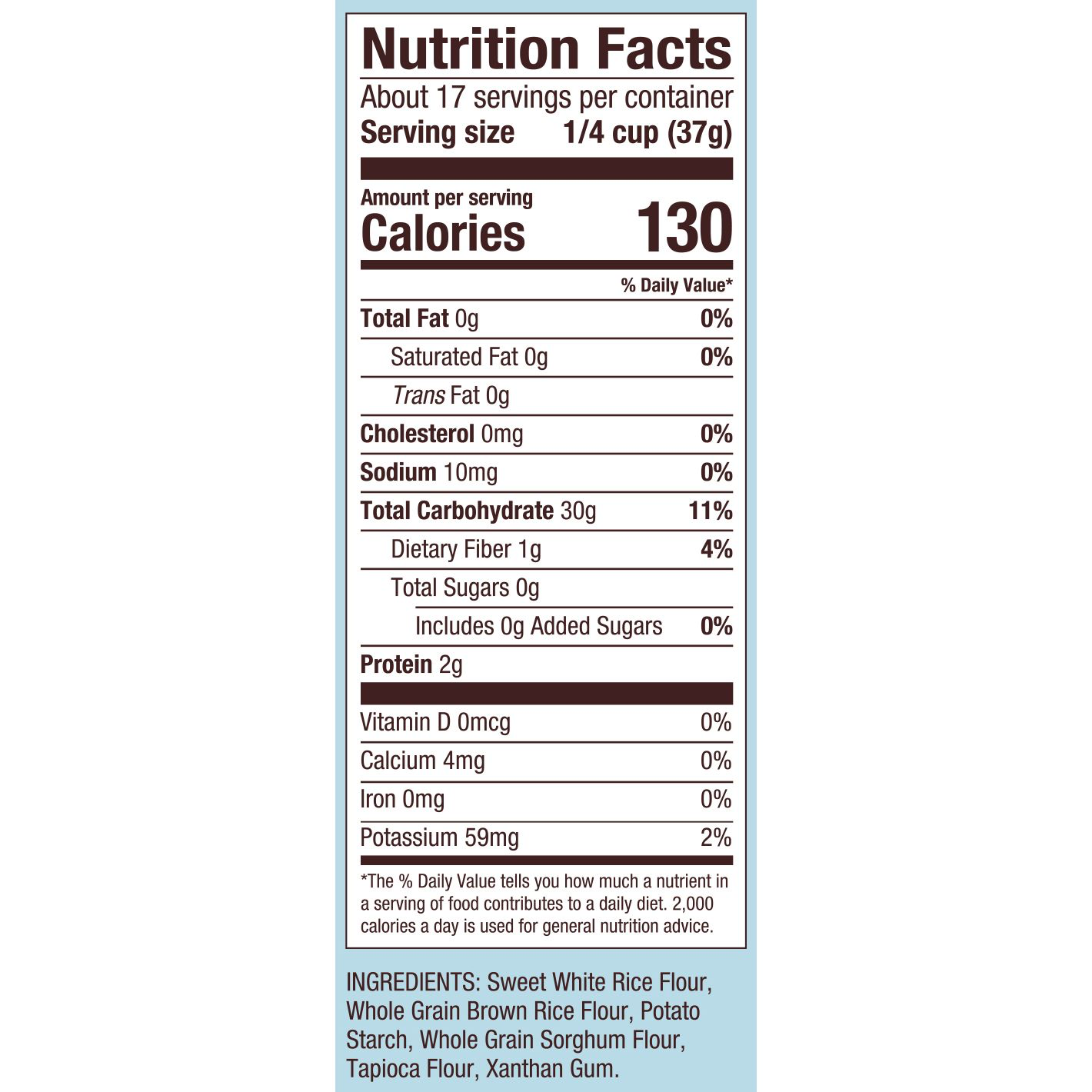 Bag of Bob's Red Mill gluten-free baking flour for healthy cooking and baking, featuring a white and blue label with product details.