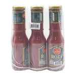 Roza Tomato Ketchup 300g bottles, three-pack, featuring bright red ketchup with tomato imagery on the label.
