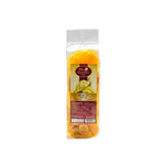 Sriwanna Durian Toffee snack in 250g package, featuring golden durian-flavored toffee pieces from Sriwanna confectionery.