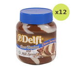 Delfi Bread Spread Choco Hazel Nut Milk Flavour 350 g – 12 Packs