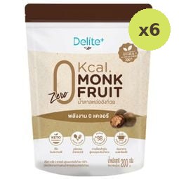 Delite Plus Erythritol with Monk Fruit 200g – 6 Packs