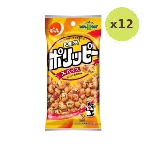 Denroku Spicy Crispy Roasted Peanuts 48 g – 12 Packs