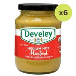 Develey Medium Hot Mustard 350g – 6 Packs