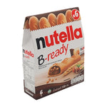 Nutella Ferrero B-Ready wafer snack with hazelnut spread inside, 132g, a crunchy confectionery treat.