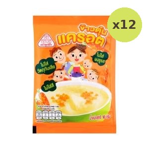 Dicebrand Instant Porridge Mix Carrot 90 g – 12 Packs