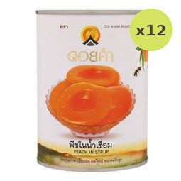Doi Kham Peach in Syrup 565g – 12 Packs