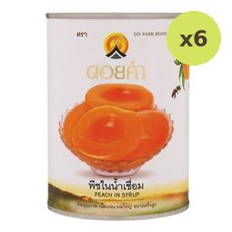 Doi Kham Peach in Syrup 565g – 6 Packs