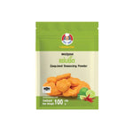 Unclebarns seasoning powder in a 100g dry grocery packet, perfect for shaking onto fried foods for added flavor.