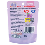 Amos 4d Gummy Center Filled Grape confectionery snack featuring colorful, grape-flavored gummy candies with a chewy texture.