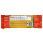 San Remo Spaghetti Pasta in a clear grocery package, showing long, thin pasta strands ready for cooking.