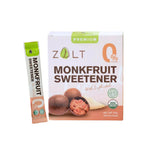 Zalt Luo Han Guo sugar in a dry grocery package with certification label, showcasing natural sweetener product.