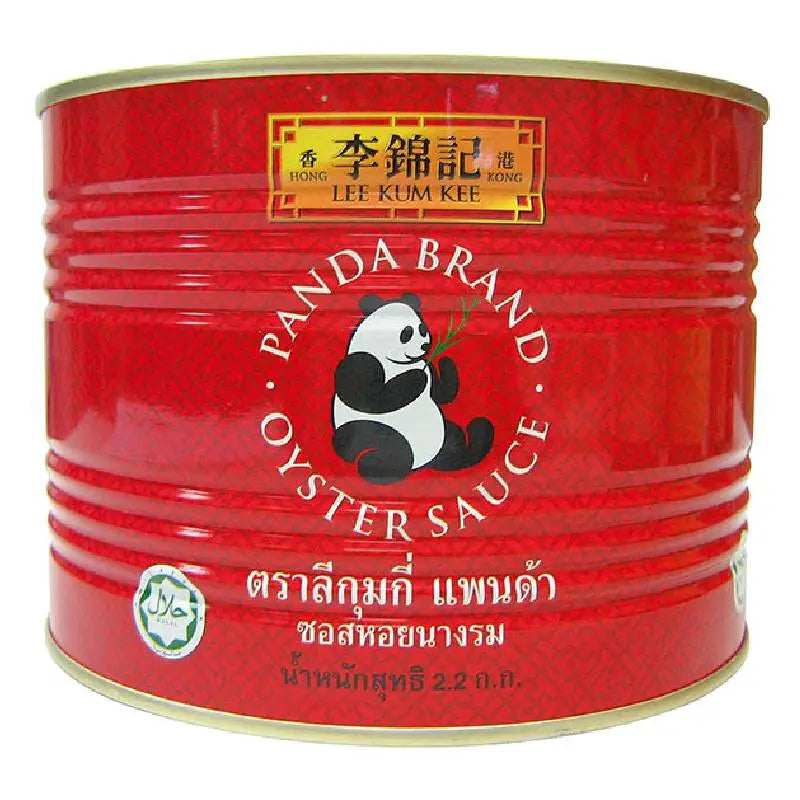 LEE KUM KEE Panda Oyster Sauce 2.2kg bottle, showing the label and product packaging for dry grocery use.