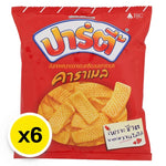 Party Extrude Caramel snack pack, 24g x6, dry grocery confectionery with caramel flavor and textured extrusion.