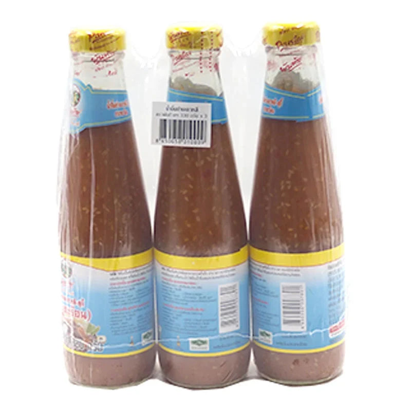 PANTAINORASINGH Hot Pot Sauce 330g, three jars of dry grocery Chinese-style hot pot sauce with spicy flavor.
