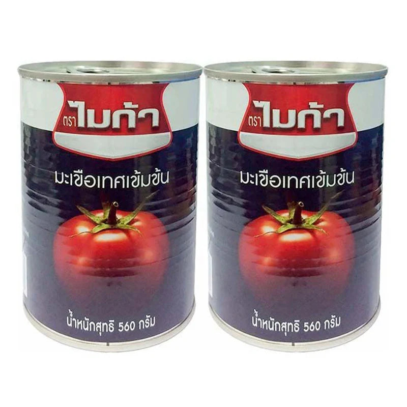 MICA Mica Tomato Paste 560GX2, dry grocery product, showing a close-up of the tomato paste packaging with brand logo and product details.