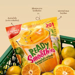Tropica King Honey Orange Flavor Fruit Juice Mix in 230g dry grocery package, ready to blend for fresh orange juice.