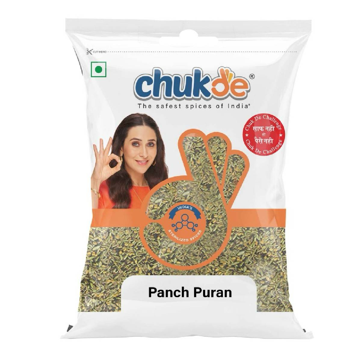 Chuk-De Spices Mixed with Panpuran in a grocery package, ready for cooking and seasoning flavorful dishes.