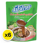 FATHAI Fathai Concentrated Noodle Soup 350g box, dry grocery product with six packs, ready to prepare flavorful noodle soup