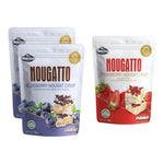 Nezline Nezline Nougatto nougat crisp snack with crunchy texture and caramelized flavor, showcased in a close-up view.