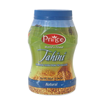 Prince The Tahina Sesame jar, a grocery product, showing the label and sesame paste inside.