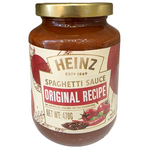 Heinz Spaghetti Instant Thai sauce packet showing packaging with product branding and flavor description.