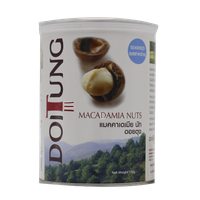Doi Tung Macadamia Seaweed flavored confectionery snack in colorful packaging with nuts and seaweed ingredients.