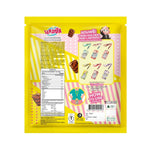 Campus Set Spy X Family card holder with 12g snack confectionery, featuring colorful packaging and character illustrations.