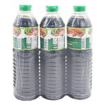 Golden Mountain Seasoning Sauce with green cap, 1L bottles, part of dry grocery collection by GOLDEN MOUNTAIN.