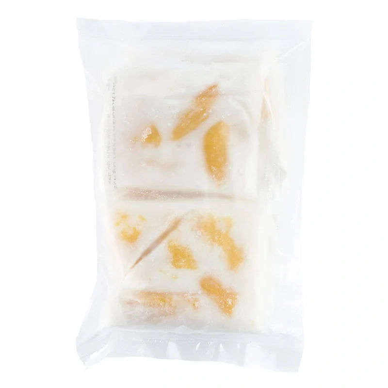 S&P Banana in Coconut Cream snack pack, 200g x4, dry grocery confectionery with banana and coconut flavor, in colorful packaging