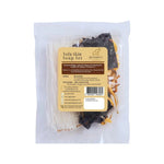 SiamSpice Tofu Skins Soup Set 75g, dry grocery product with dried tofu skins in a clear package