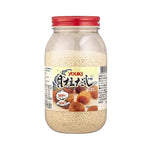 Youki Shokuhin Kaibashira soup stock granules with scallop flavor, dry seasoning for cooking, in a clear container.