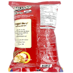 O-Right Protein Tempeh Chips with Kimchi flavor, showing crispy snack pieces with spicy kimchi seasoning.