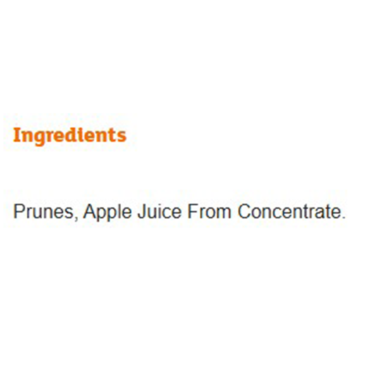 Sainsbury's prunes in fruit juice in a clear glass jar with prunes visible inside, suitable for healthy snacking or cooking.