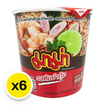 MAMA Mama Cup Instant Noodle Tomyum Kung 42g, dry grocery, ready-to-eat spicy seafood flavor in a convenient cup.