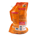 Pure Foods Cheesy Dip 1kg container, dry grocery product with creamy cheese dip visible in a clear plastic jar.