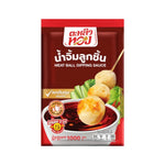 Taliothong Golden Spatula Meatball Dipping Sauce 1kg, dry grocery product with a bottle of sauce and a spatula for serving.