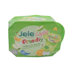 Jele Fresshy Mixed Fruit snack pack, 125ml x6, featuring colorful dried fruit pieces in a clear plastic container