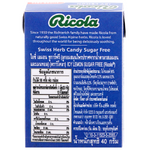 Ricola Icy Lemon Sugar-Free Candy, lemon-flavored confectionery snack in clear wrapper with bright yellow design.