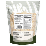 Heritage Dry Roast Blanched Almonds in a clear bowl, showcasing the light, crunchy almonds perfect for snacking or baking.