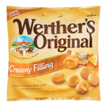 Werther's Original Caramel Cream confectionery snack featuring creamy caramel filling and smooth candy exterior.
