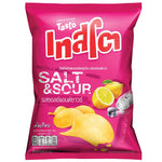 Tasto Salt & Sauce confectionery snacks featuring colorful packaging and a variety of savory flavored treats.