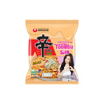 Nongshim Toomba Shin Ramyun stir-fry dry grocery package with noodles and seasoning in a clear bag, ready for cooking.