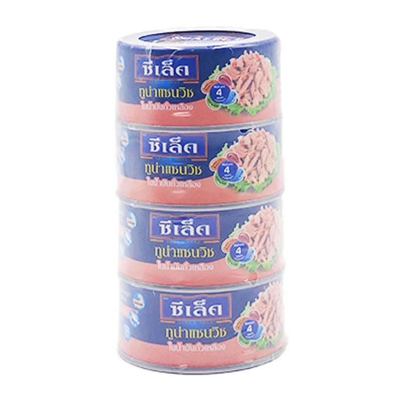 Canned Sealect Tuna Sandwich in soybean oil, 165g x4 pack, suitable for quick meals and salads in dry grocery section