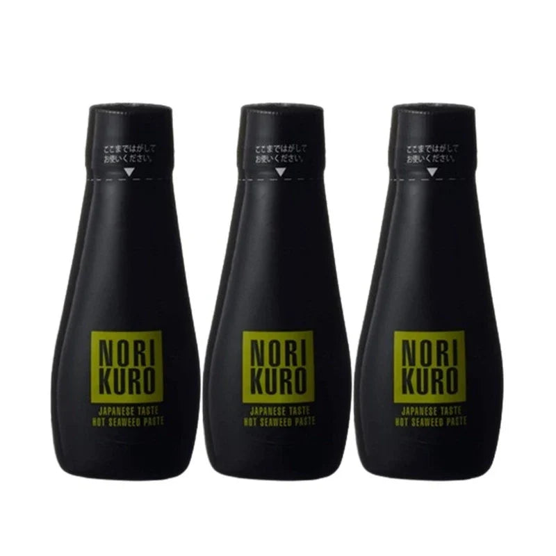 NORI KURO Takahashi Shoten hot seaweed paste with yuzu pepper in a jar, dry grocery product with vibrant label and spicy flavor.