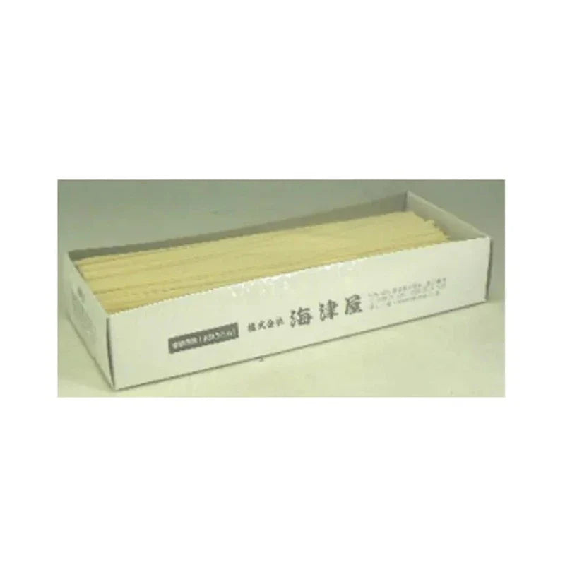 Kaizuya Hime Udon Hosomen thin hand-rolled dry noodles, 1kg x2, showcasing fresh, uncooked Japanese udon noodles in a package.